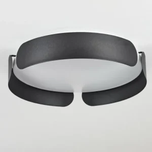 hofstein Plafonnier Fuscado LED Noir, 1 lumière* Lampes Modernes