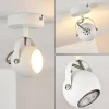 hofstein Plafonnier Gadmen Chrome, Blanc, 1 lumière* Lampes Modernes