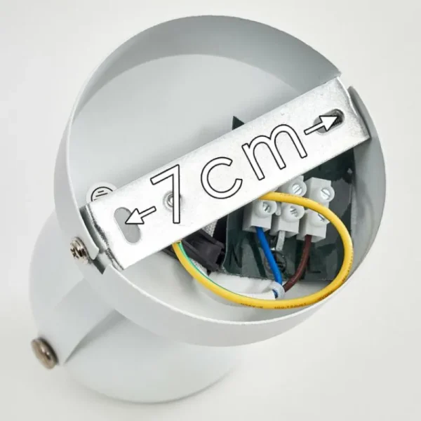 hofstein Plafonnier Gadmen Chrome, Blanc, 1 lumière* Lampes Modernes
