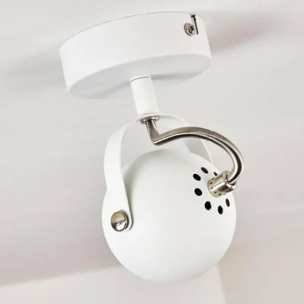 hofstein Plafonnier Gadmen Chrome, Blanc, 1 lumière* Lampes Modernes