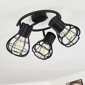 hofstein Plafonnier Gainesville Noir, 3 lumières* Lampes Modernes
