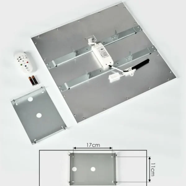 hofstein Plafonnier Gallitos LED Blanc, 1 lumière, Télécommandes, Changeur de couleurs* Lampes Modernes