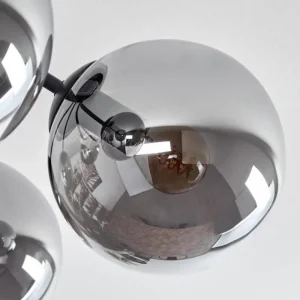 hofstein Plafonnier Gastor Noir, 5 lumières* Lampes Modernes