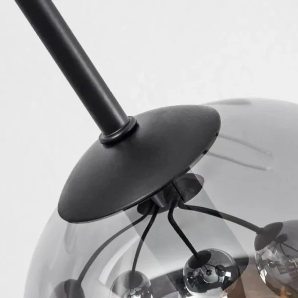 hofstein Plafonnier Gastor Noir, 5 lumières* Lampes Modernes