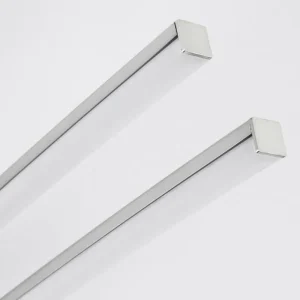 hofstein Plafonnier Georgina LED Chrome, 2 lumières* Lampes Modernes