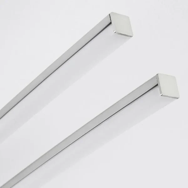 hofstein Plafonnier Georgina LED Chrome, 2 lumières* Lampes Modernes