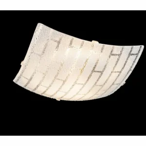 Luminaires Globo Lighting Plafonnier Globo Blanc, 1 lumière* Lampes En Verre