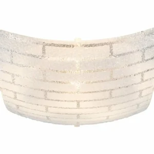 Luminaires Globo Lighting Plafonnier Globo Blanc, 1 lumière* Lampes En Verre