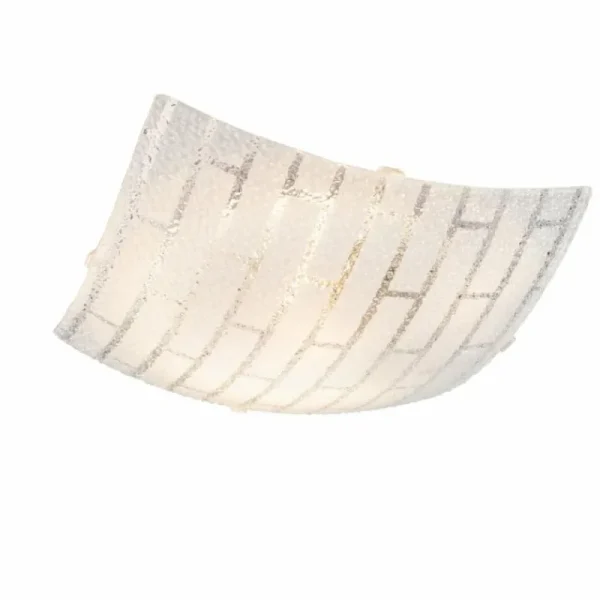 Luminaires Globo Lighting Plafonnier Globo Blanc, 1 lumière* Lampes En Verre