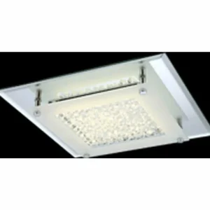 Luminaires Globo Lighting Plafonnier Globo LIANA LED Chrome, 1 lumière* Lampes En Verre