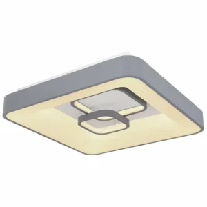 Luminaires Globo Lighting Plafonnier Globo MAVY LED Blanc, 1 lumière, Télécommandes* Lampes En Verre