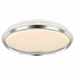 Luminaires Globo Lighting Plafonnier Globo RODOLFO LED Blanc, 1 lumière* Lampes En Verre