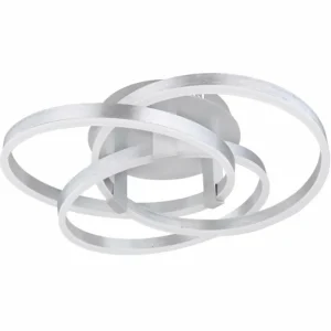 Luminaires Globo Lighting Plafonnier Globo SANNI LED Blanc, 1 lumière* Lampes En Verre