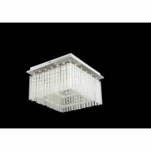 Luminaires Globo Lighting Plafonnier Globo Vince LED Chrome, 1 lumière* Lampes En Verre