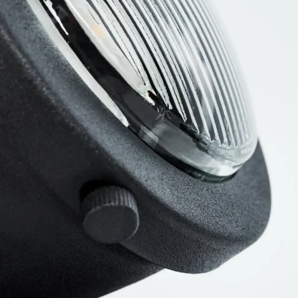 hofstein Plafonnier Glostrup LED Noir, 3 lumières* Lampes En Verre