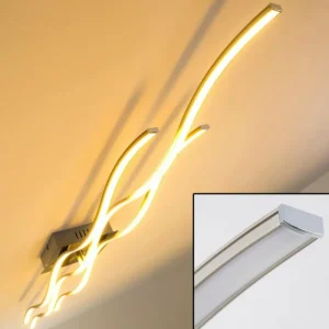 hofstein Plafonnier Grant LED Acier inoxydable, 3 lumières* Lampes Modernes