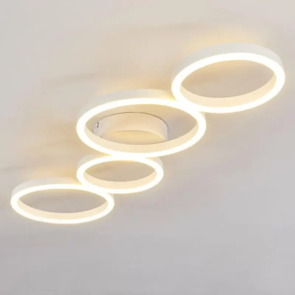hofstein Plafonnier Grasse LED Blanc, 1 lumière* Lampes Modernes