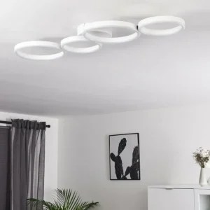 hofstein Plafonnier Grasse LED Blanc, 1 lumière* Lampes Modernes