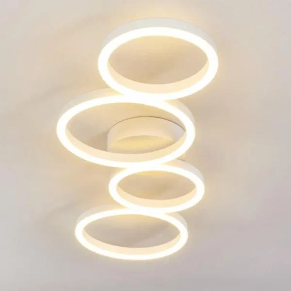 hofstein Plafonnier Grasse LED Blanc, 1 lumière* Lampes Modernes