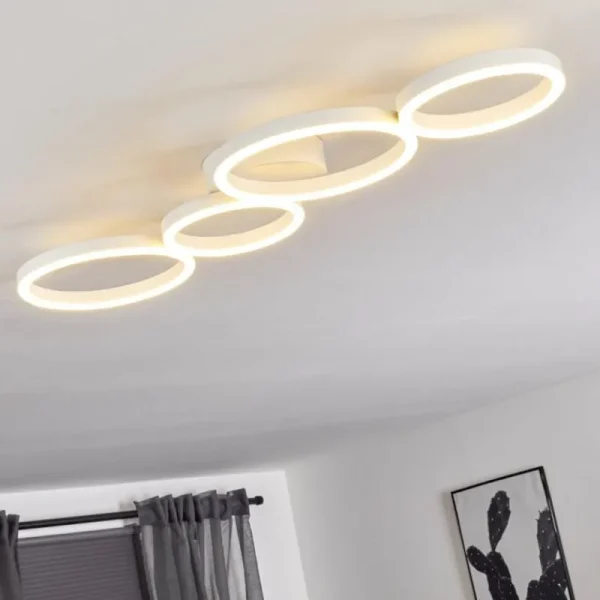 hofstein Plafonnier Grasse LED Blanc, 1 lumière* Lampes Modernes