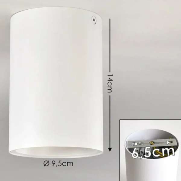 hofstein Plafonnier Grenada Blanc, 1 lumière* Lampes Modernes