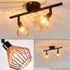 hofstein Plafonnier Grönhöj Noir, 2 lumières* Lampes Modernes