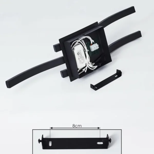 hofstein Plafonnier Grossari LED Noir, 3 lumières* Lampes Modernes