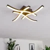 hofstein Plafonnier Grossarl LED Noir, 4 lumières* Lampes Modernes
