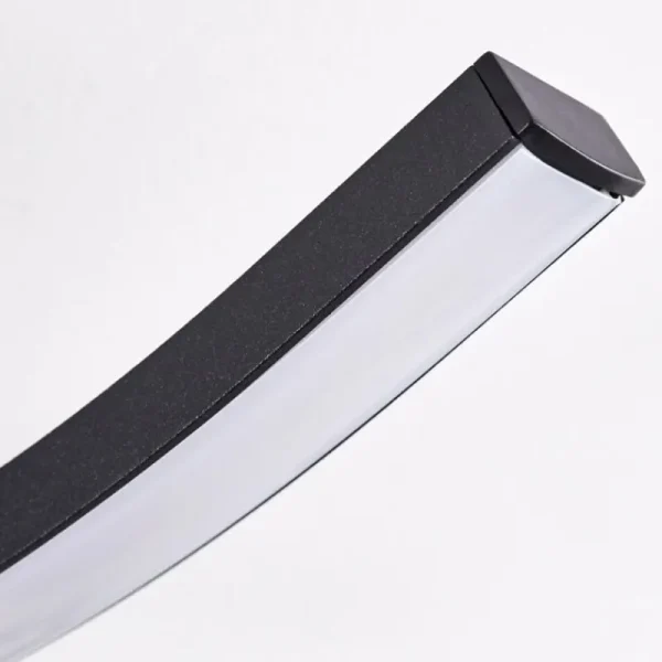 hofstein Plafonnier Grossarl LED Noir, 4 lumières* Lampes Modernes