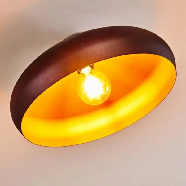hofstein Plafonnier Guayo Cuivre, 1 lumière* Lampes Modernes