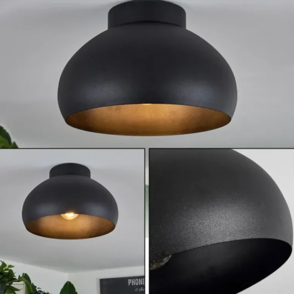 hofstein Plafonnier Guayo Noir, 1 lumière* Lampes Modernes