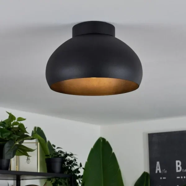 hofstein Plafonnier Guayo Noir, 1 lumière* Lampes Modernes