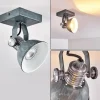 hofstein Plafonnier Gudo Gris, Argenté, 1 lumière* Lampes Modernes