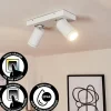 hofstein Plafonnier Hakamken Blanc, 2 lumières* Lampes En Verre