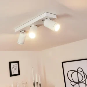 hofstein Plafonnier Hakamken Blanc, 3 lumières* Lampes En Verre