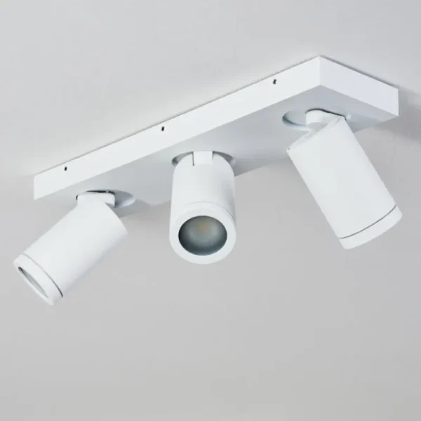 hofstein Plafonnier Hakamken Blanc, 3 lumières* Lampes En Verre