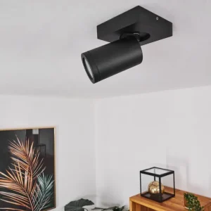 hofstein Plafonnier Hakamken Noir, 1 lumière* Lampes En Verre