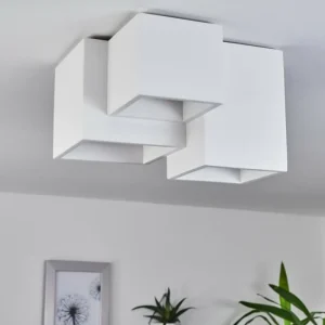 hofstein Plafonnier Hatusao Blanc, 3 lumières* Lampes Modernes