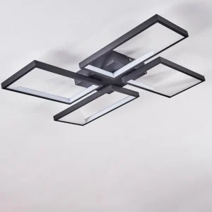 hofstein Plafonnier Haya LED Noir, 4 lumières* Lampes Modernes