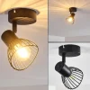 hofstein Plafonnier Holbol Noir, 1 lumière* Lampes Modernes