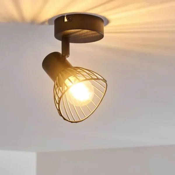 hofstein Plafonnier Holbol Noir, 1 lumière* Lampes Modernes