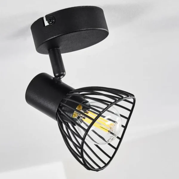 hofstein Plafonnier Holbol Noir, 1 lumière* Lampes Modernes