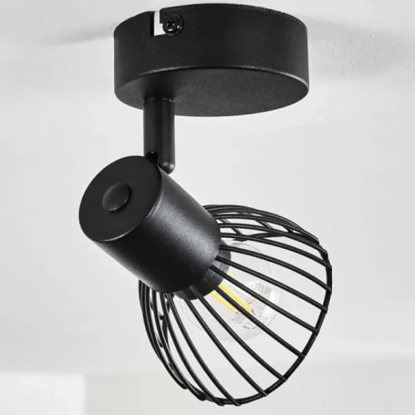hofstein Plafonnier Holbol Noir, 1 lumière* Lampes Modernes