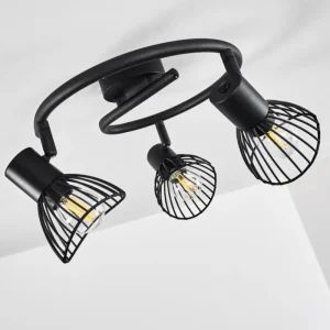 hofstein Plafonnier Holbol Noir, 3 lumières* Lampes Modernes