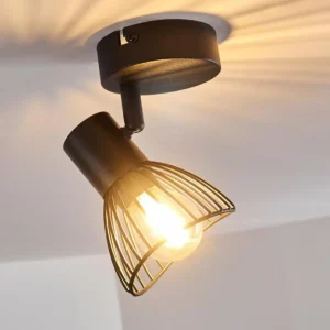 hofstein Plafonnier Holbol Noir, 1 lumière* Lampes Modernes
