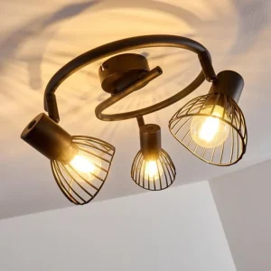 hofstein Plafonnier Holbol Noir, 3 lumières* Lampes Modernes