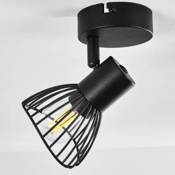hofstein Plafonnier Holbol Noir, 1 lumière* Lampes Modernes