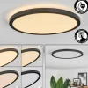 hofstein Plafonnier Hooper LED Noir, 1 lumière* Lampes Modernes