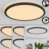 hofstein Plafonnier Hooper LED Noir, 1 lumière* Lampes Modernes
