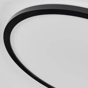 hofstein Plafonnier Hooper LED Noir, 1 lumière* Lampes Modernes